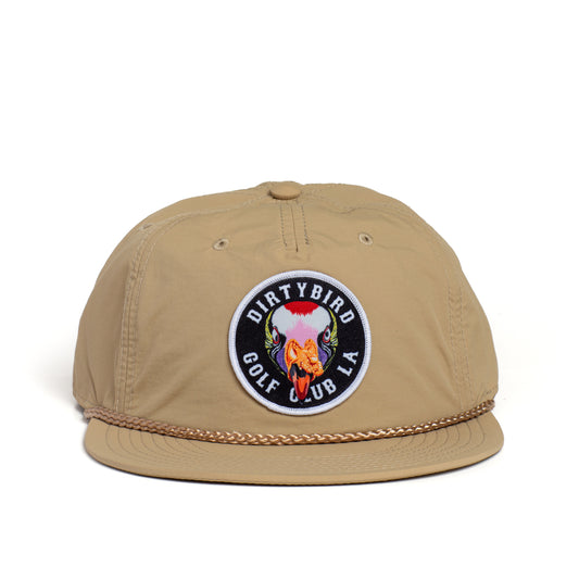 "NUETRAL" DIRTYBIRD GOLF CLUB L.A.  5 panel snapback
