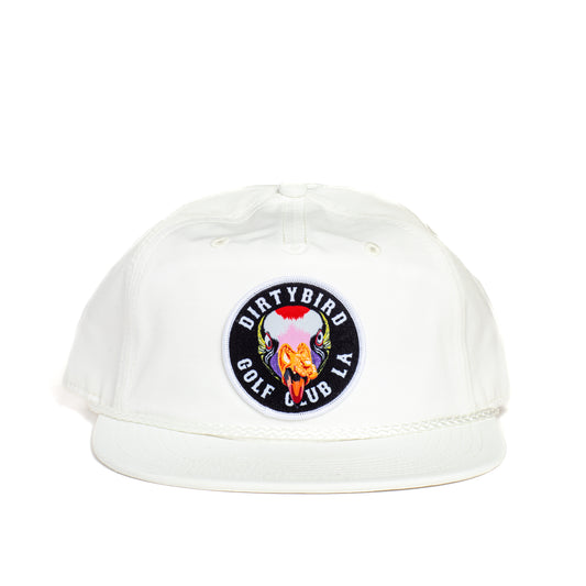 "BLANCO" DIRTYBIRD GOLF CLUB L.A.  5 panel snapback