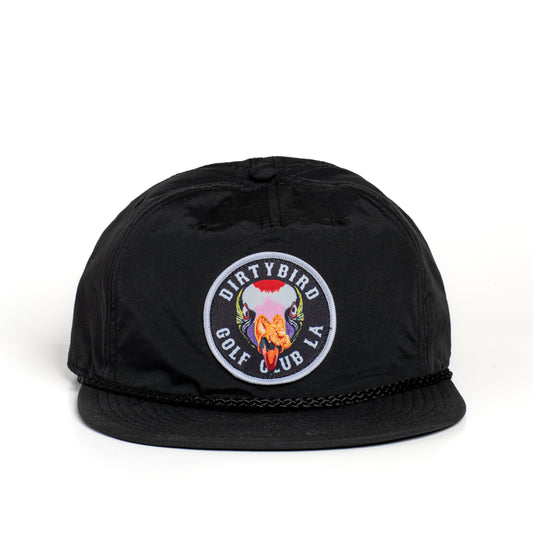 "NEGRO" DIRTYBIRD GOLF CLUB L.A.  5 panel snapback